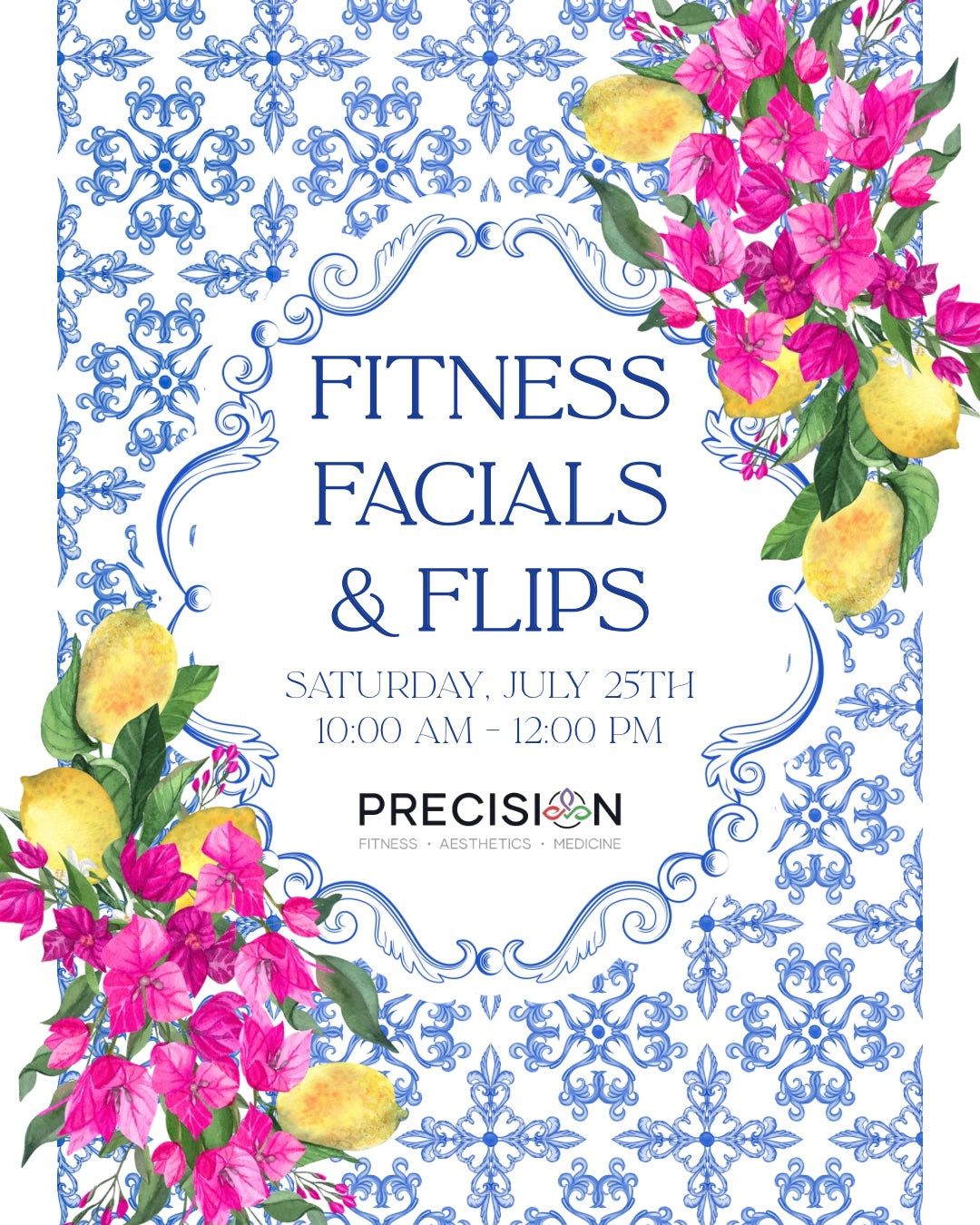 Fitness, Facial & Flip | 11:00 AM
