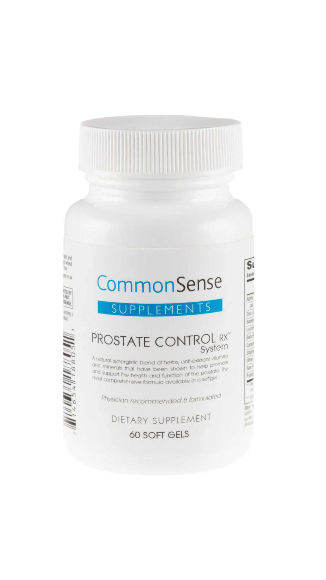 Common Sense Prostate Control